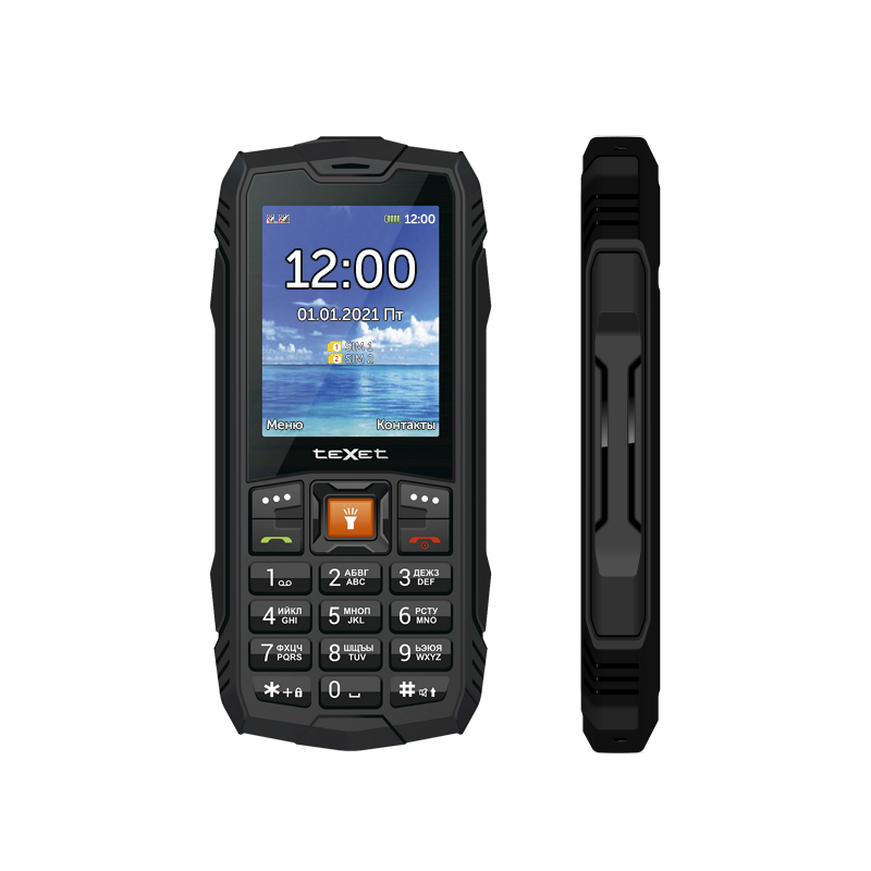 

Мобильный телефон teXet TM-516R, 2.4" 320x240, 2-Sim, 1800mAh, ударопрочный корпус, micro-USB, черный, TM-516R