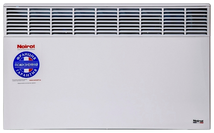 

Конвектор Noirot CNX-4 Plus 2 кВт 25 м², 220В, напольно-настенный, электронное, регулировка температуры, выключатель со световым индикатором, термостат, белый, CNX-4 Plus