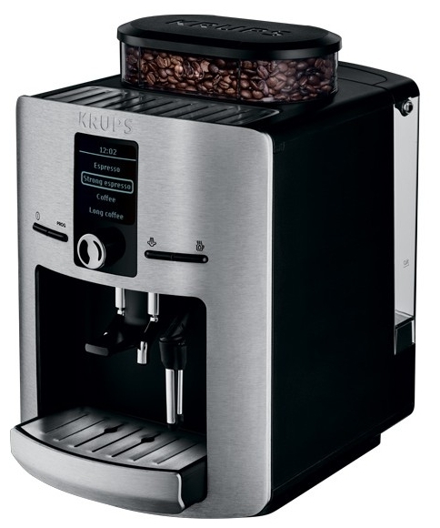 Кофемашина автоматическая Krups Espresseria EA826E30, зерновой, 1.8л, ручной капучинатор, дисплей, серебристый, 1450Вт (8000035080)