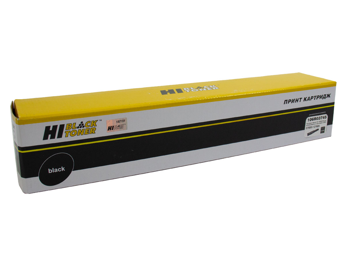 

Картридж лазерный Hi-Black HB-106R03745 (106R03745), черный, 23600 страниц, совместимый для Xerox VersaLink C7020/C7025/C7030