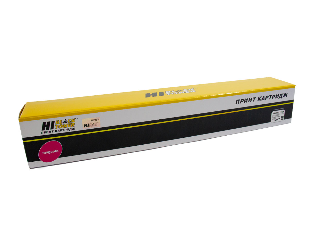 

Картридж лазерный Hi-Black HB-106R03747 (106R03747), пурпурный, 16500 страниц, совместимый для Xerox VersaLink C7020/C7025/C7030