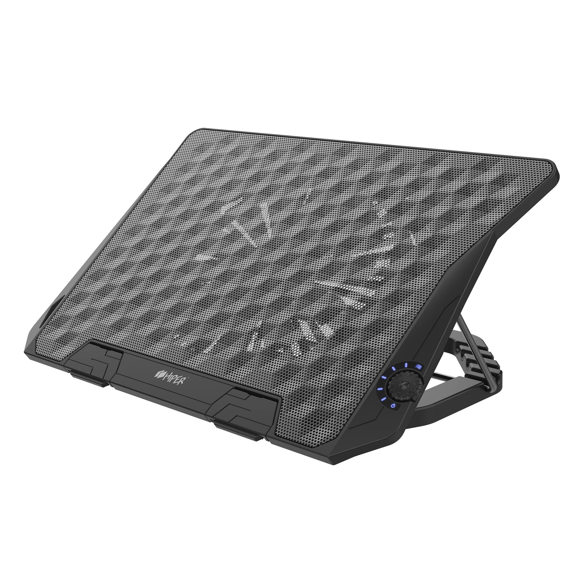 

Охлаждающая подставка для ноутбука 17.3" Hiper TURBION, вентилятор: 180, 4xUSB, пластик, металл, черный (CP-A4), TURBION