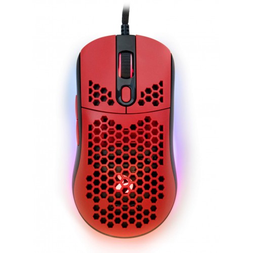 

Мышь проводная Arozzi FAVO, 16000dpi, оптическая светодиодная, USB, красный (AZ-FAVO-BKRD), FAVO
