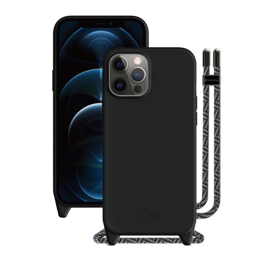 

Чехол SwitchEasy Play для смартфона Apple iPhone 12/12 Pro, силикон, черный (GS-103-122-115-11)