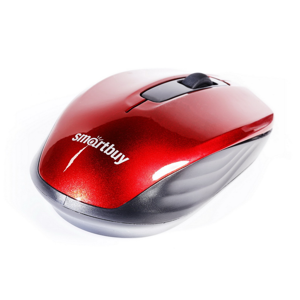 

Мышь беспроводная SmartBuy SBM-332AG-R, 1000dpi, оптическая светодиодная, USB, красный (SBM-332AG-R), SBM-332AG-R