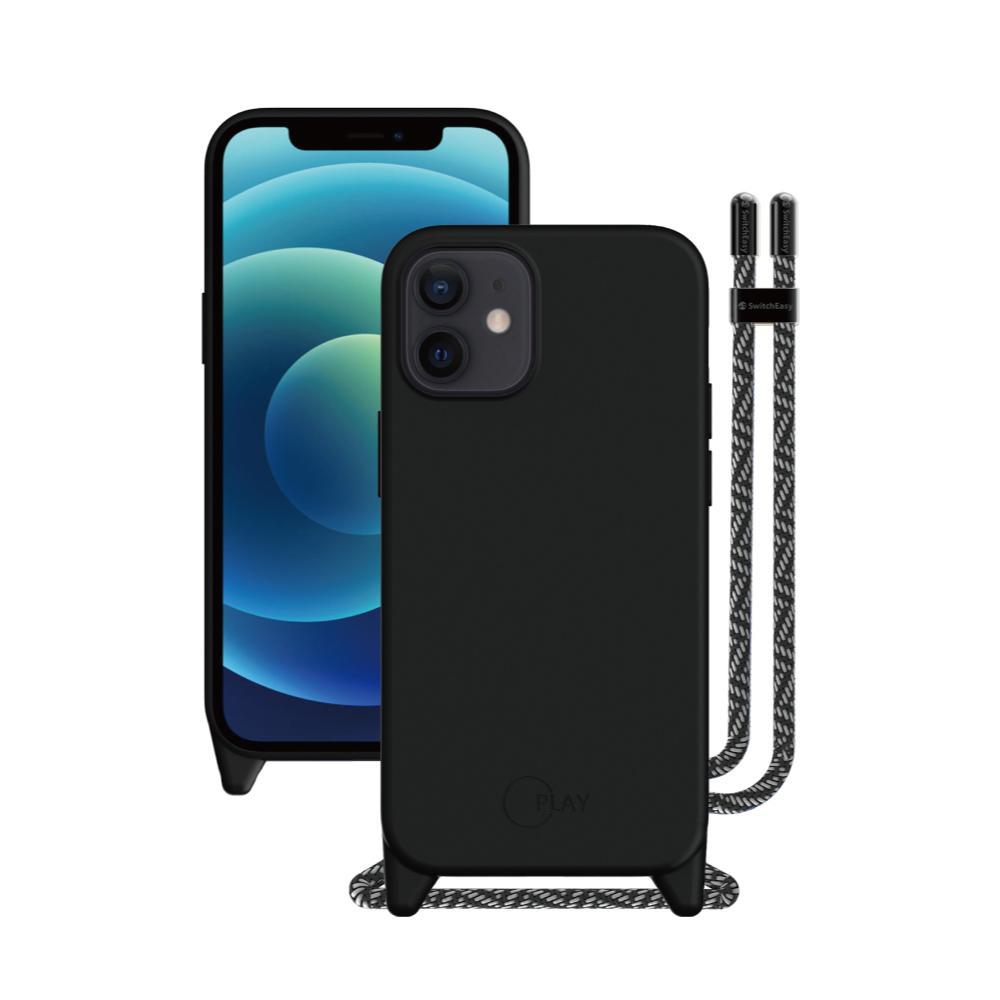

Чехол SwitchEasy Play для смартфона Apple iPhone 12 mini, жидкая силиконовая резина, черный (GS-103-121-115-11)