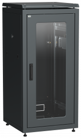 

Шкаф телекоммуникационный напольный 18U 600x800 мм, стекло/металл, черный, разборный, ITK LINEA N (LN05-18U68-G)