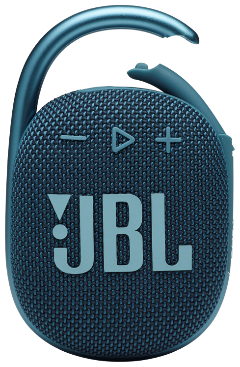 Портативная акустика JBL CLIP 4, 5 Вт, Bluetooth, синий (JBLCLIP4BLU)