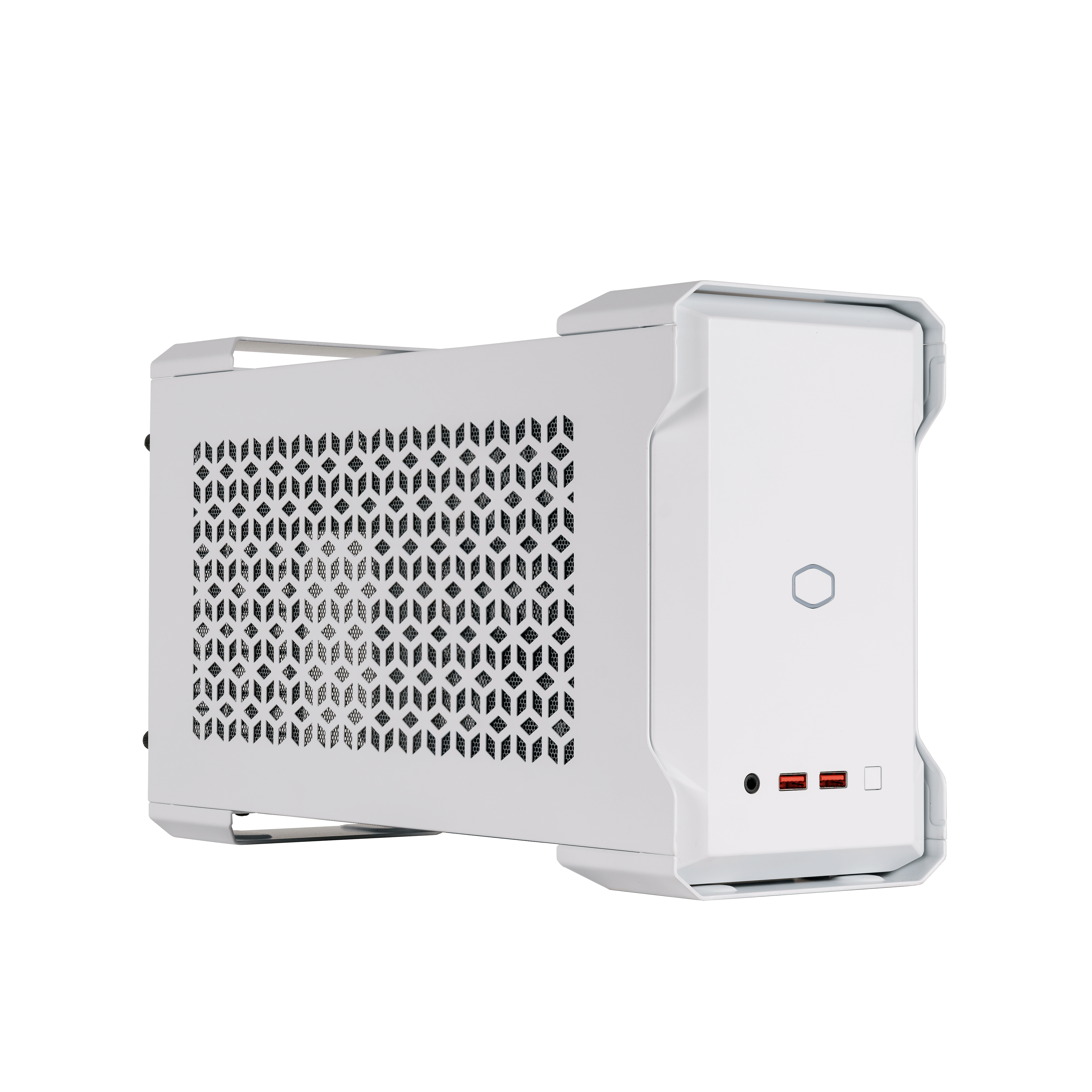 

Корпус COOLERMASTER MasterCase NC100, UCFF, NUC, 2xUSB 3.2, RGB подсветка, белый, 650 Вт (MCM-NC100-WNNA65-S00), MasterCase NC100