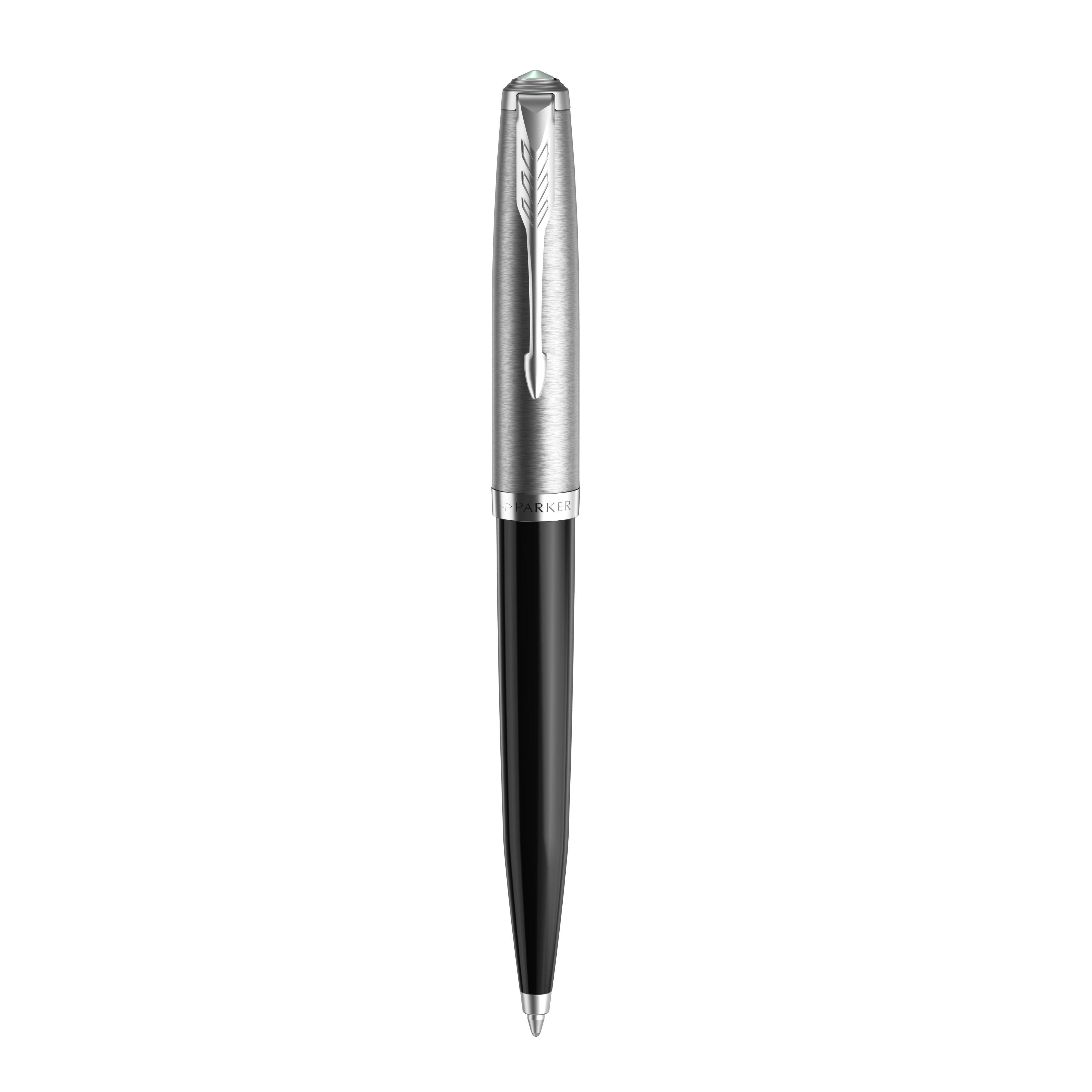 

Ручка шариковая автомат Parker Core 51 CORE BLACK CT, черный, нержавеющая сталь, палладий, пластик, подарочная упаковка (2123493), 51 CORE BLACK CT