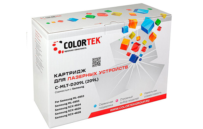 

Картридж лазерный Colortek CK-MLT-D209L (MLT-D209L), черный, 5000 страниц, совместимый для Samsung SCX-4824/4826/4828FN/ML-2855ND