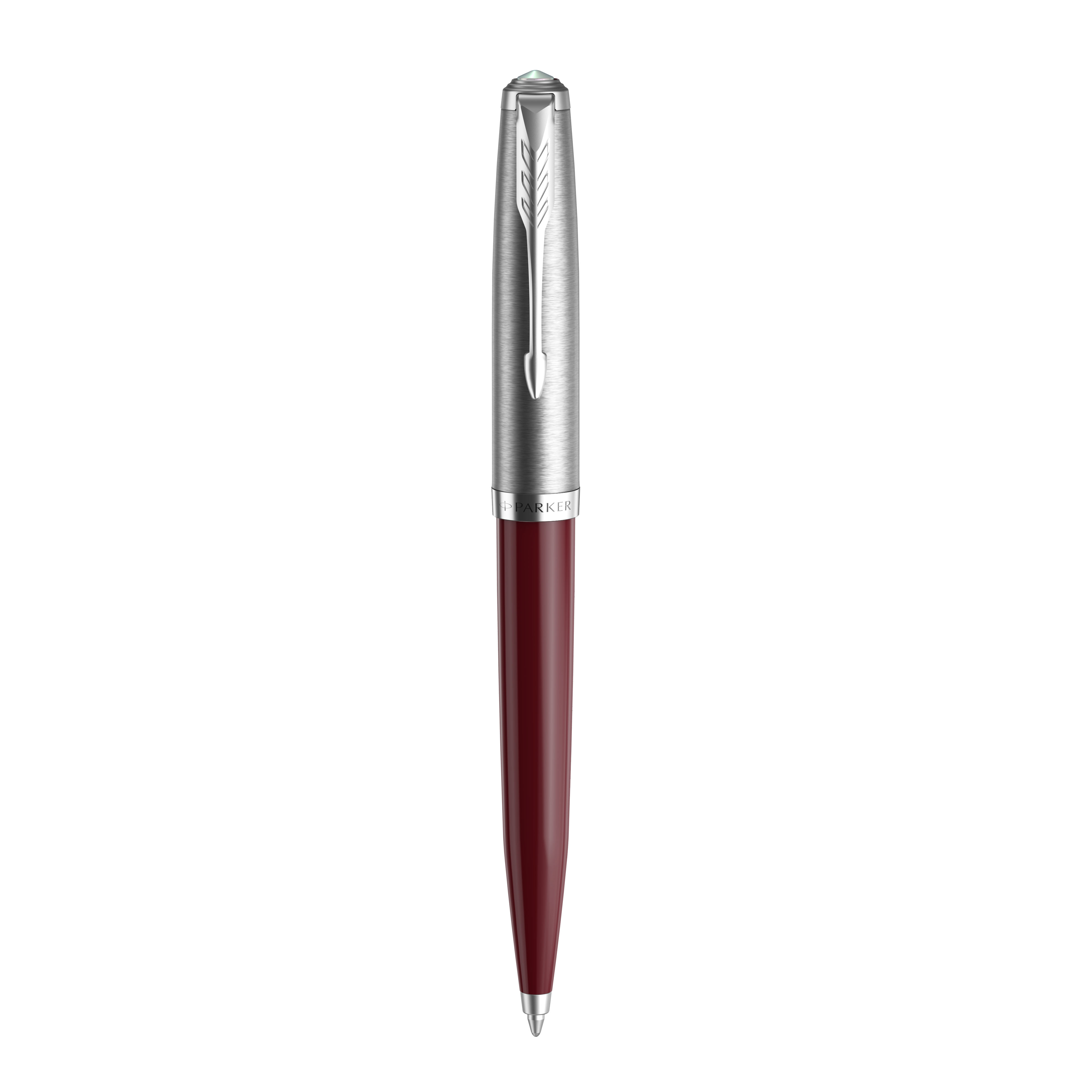 

Ручка шариковая автомат Parker Core 51 CORE BURGUNDY CT, черный, нержавеющая сталь, палладий, пластик, подарочная упаковка (2123498), 51 CORE BURGUNDY CT