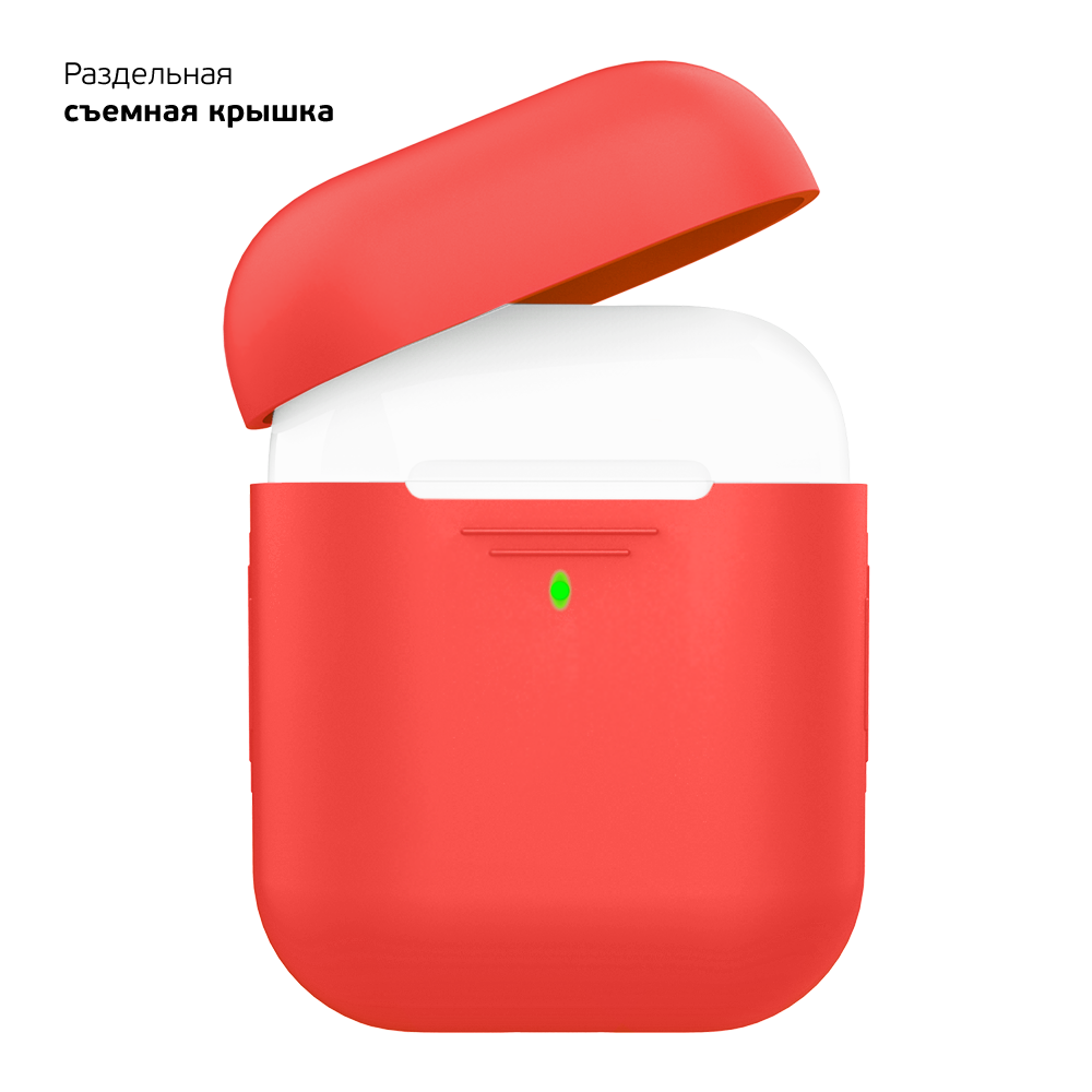 Чехол Deppa для Apple AirPods, красный