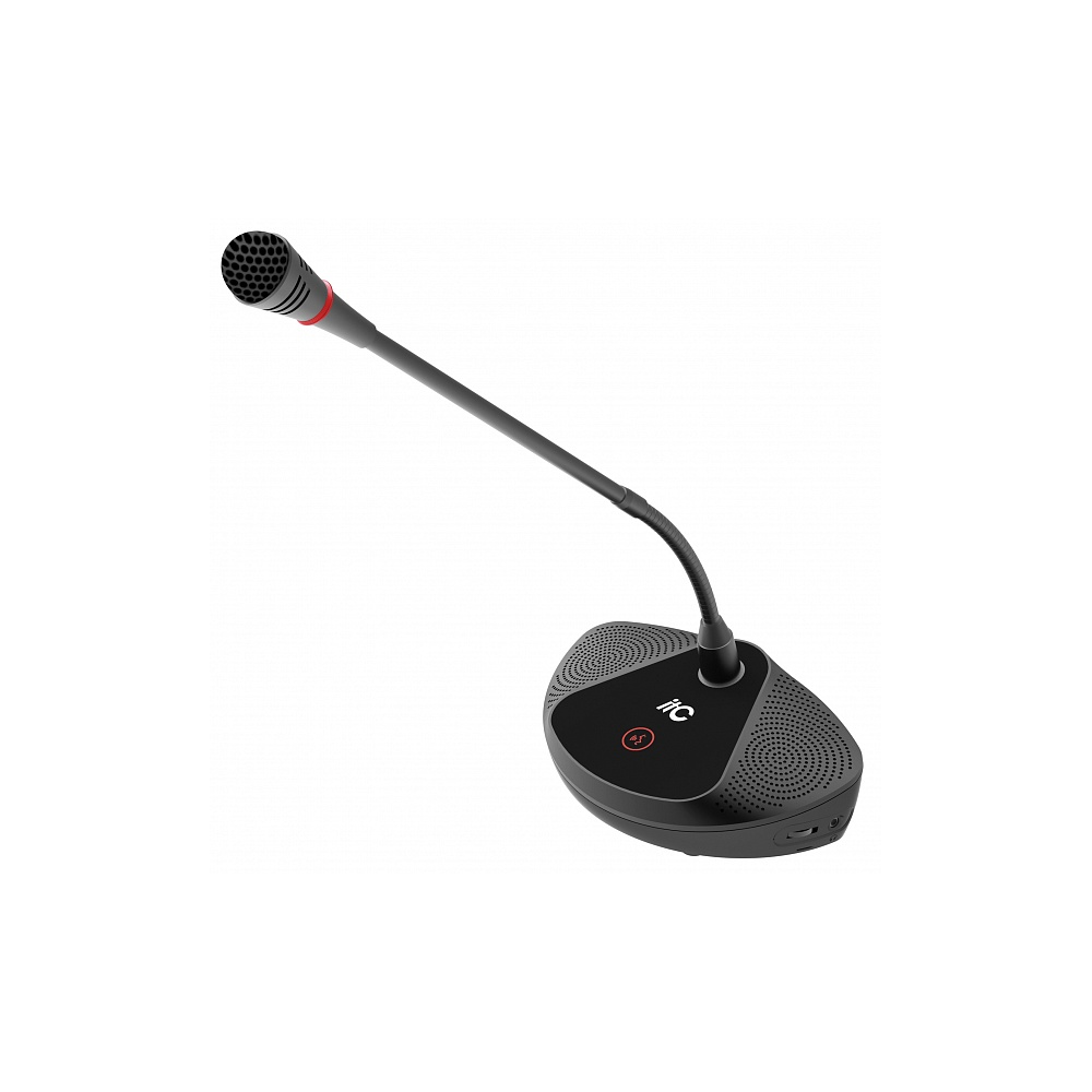 

Микрофон делегата ITC TS-0202А, 6-pin, черный (TS-0202А), TS-0202А