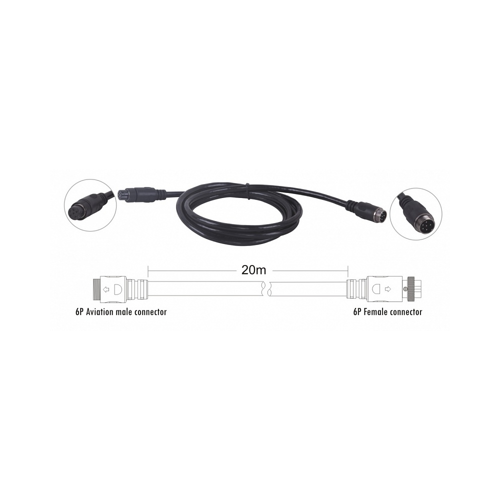 

удлинитель ITC TS-20D, 6-pin m-f, черный (TS-20D), TS-20D