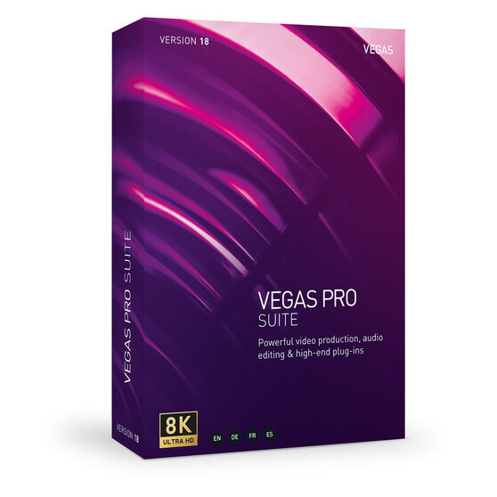 

Лицензия Magix VEGAS Pro 18 Suite для Windows, English, BOX (ANR009924BOX), VEGAS Pro 18 Suite