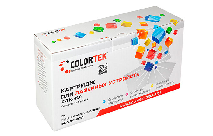 

Картридж лазерный Colortek СТ-TK-410 (TK-410), черный, 15000 страниц, совместимый для Kyocera KM-1620/1635/1650/2020/2035/2050-2530/3035/3530/4030/4035/5035, UTAX CD-1025