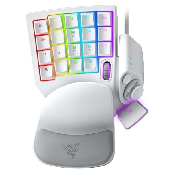 Клавиатура Razer Tartarus Pro, USB, белый (RZ07-03110200-R3M1)