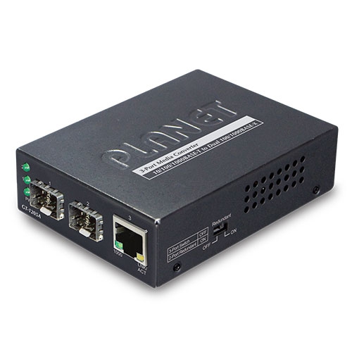 

Медиаконвертер Planet GT-1205A, RJ-45x1 Гбит/с, SFPx1 Гбит/с, (GT-1205A), GT-1205A