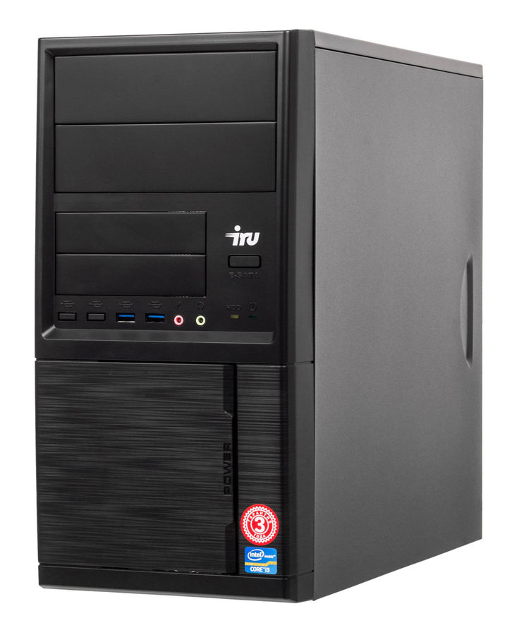 

Системный блок IRU Office 315, Intel Core i5 9400 2.9GHz, 8Gb RAM, 240Gb SSD, DOS, черный (1396625), 315