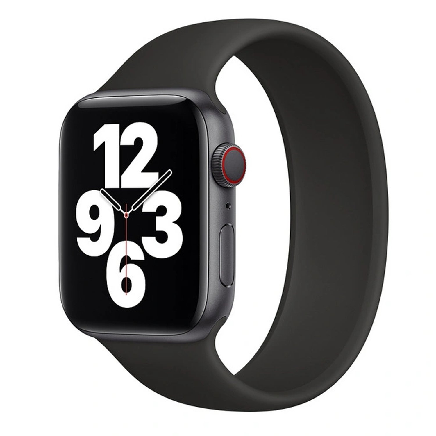 

Ремешок для Apple Watch, 170 мм, монобраслет, черный (125684)