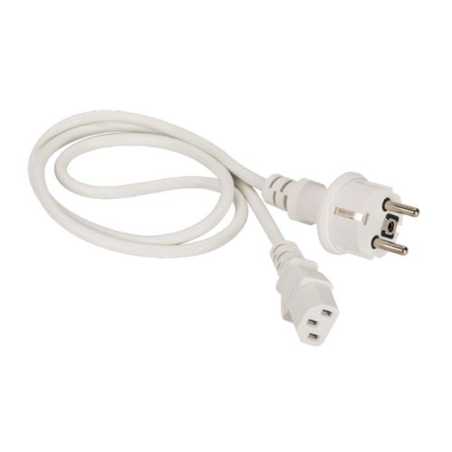 

Кабель питания C13-Schuko (Euro)(M), 10А, 3 м, белый, Lanmaster (LAN-PP13/SH-3.0-WH)