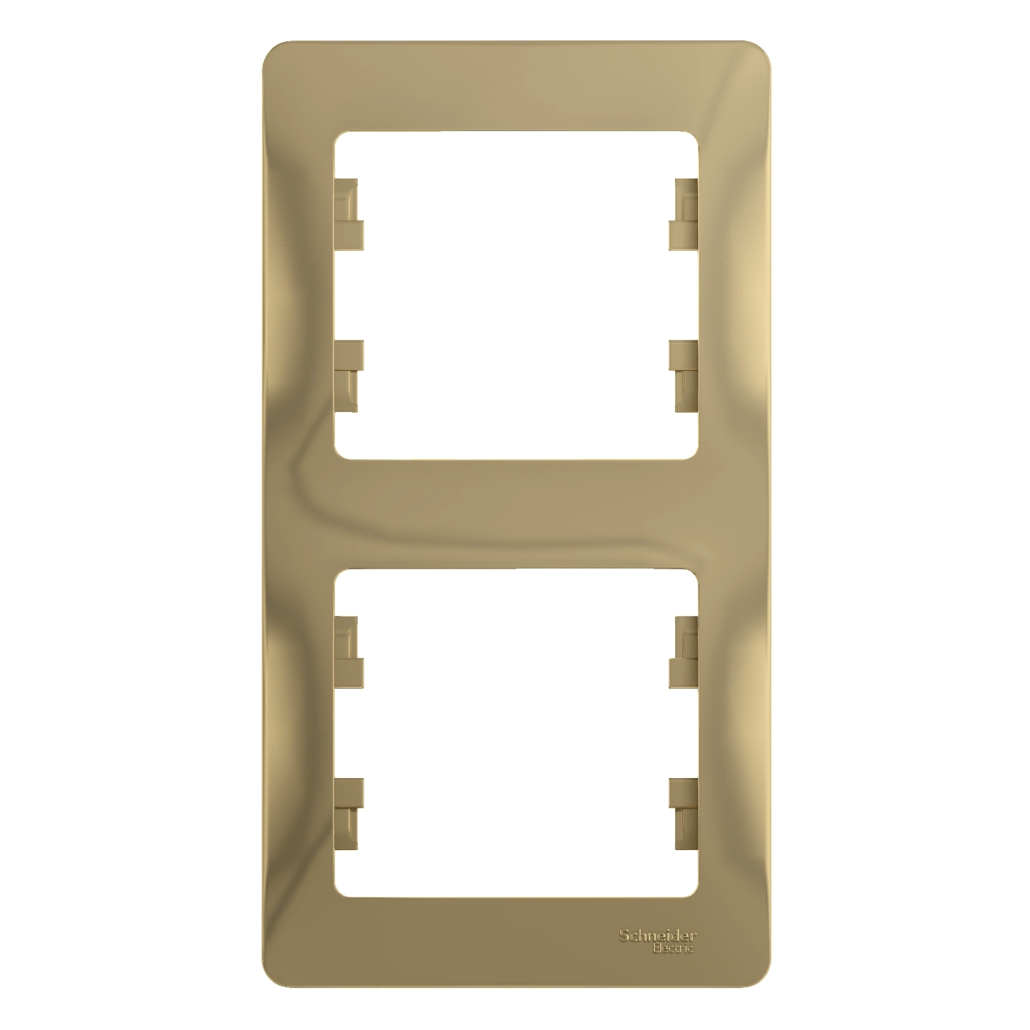 

Рамка Schneider Electric GLOSSA, вертикальная, 2-поста, титан (GSL000406)