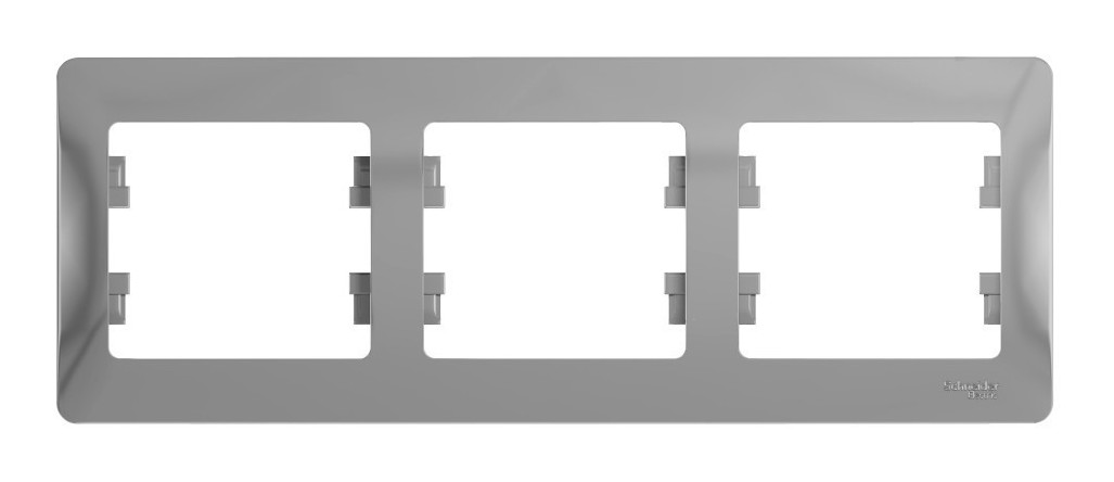 

Рамка Schneider Electric GLOSSA, горизонтальная, 3-поста, алюминий (GSL000303)