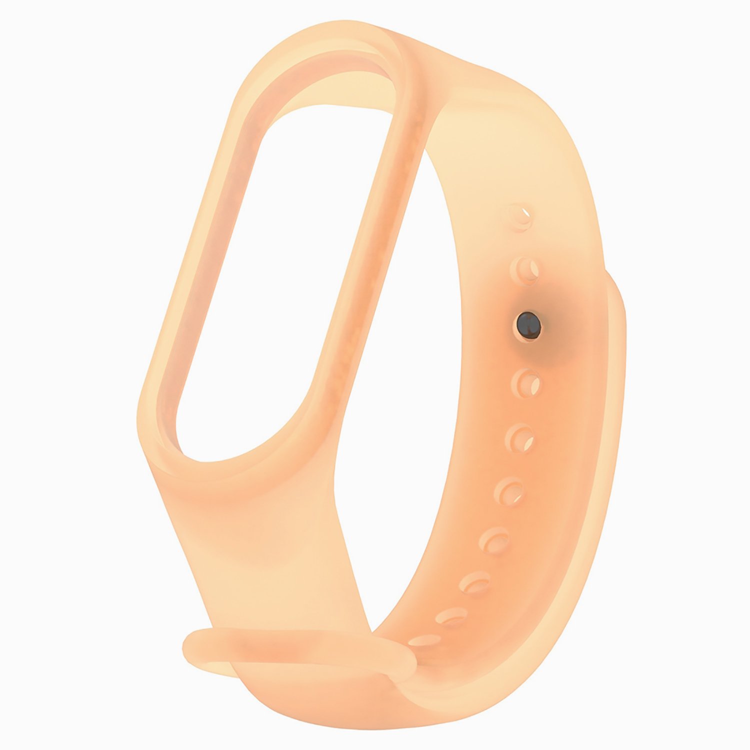 

Ремешок для Xiaomi Mi Band 3/Mi Band 4, силиконовый, peach (128695), Сливовый
