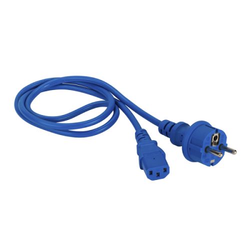 

Кабель питания IEC-320-C13-Schuko (Euro)(M), 10A, 3м, синий LANMASTER (LAN-PP13/SH-3.0-BL)