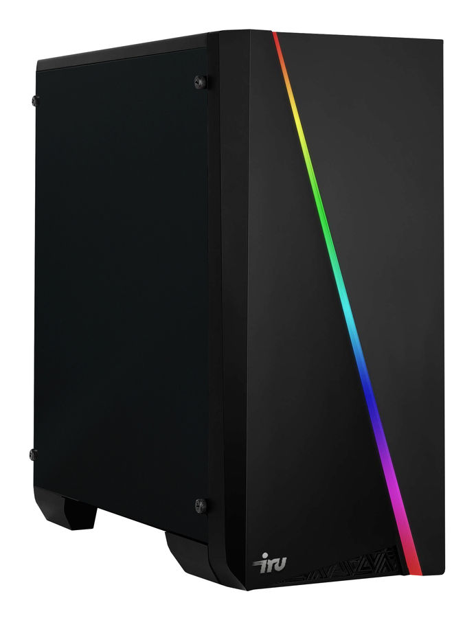

Системный блок IRU Game 525, AMD Ryzen 5 2600 3.4 ГГц, 16Gb RAM, 120Gb SSD+1Tb HDD, NVIDIA GeForce GTX 1650 4Gb, W10, черный (1417358), 525