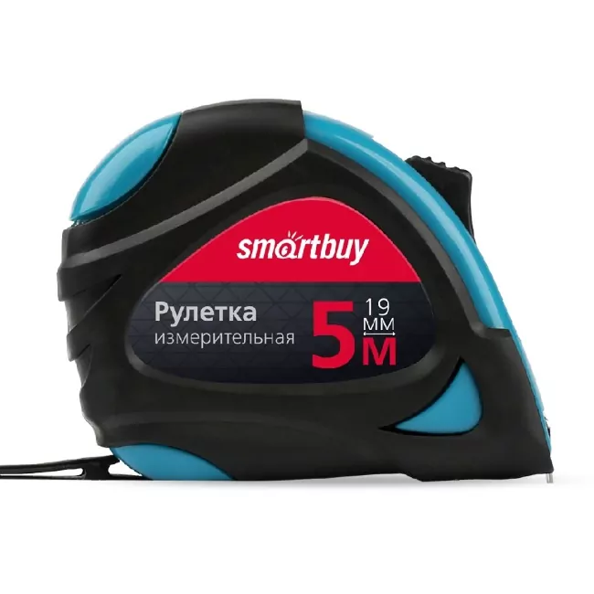 Рулетка 5 м x 19 см прорезиненный корпус SmartBuy SBT-MTP-519P2 190₽