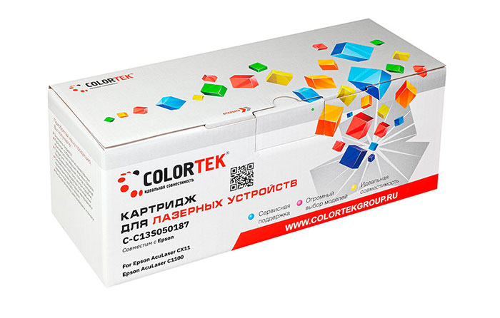 

Картридж лазерный Colortek CT-C13S050187 (C13S050187), желтый, 4000 страниц, совместимый для Epson AcuLaser CX11/C1100
