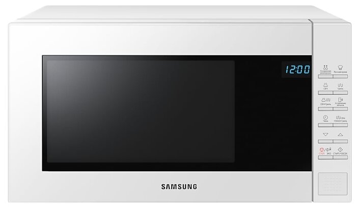 

Микроволновая печь Samsung GE88SUW/BW 23л, 800Вт, гриль, белый/черный (GE88SUW/BW), GE88SUW/BW