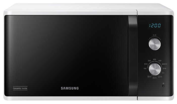 Микроволновая печь Samsung MG23K3614AW/BW 23л, 800Вт, гриль, белый (MG23K3614AW/BW) MG23K3614AW/BW MG23K3614AW/BW - фото 1