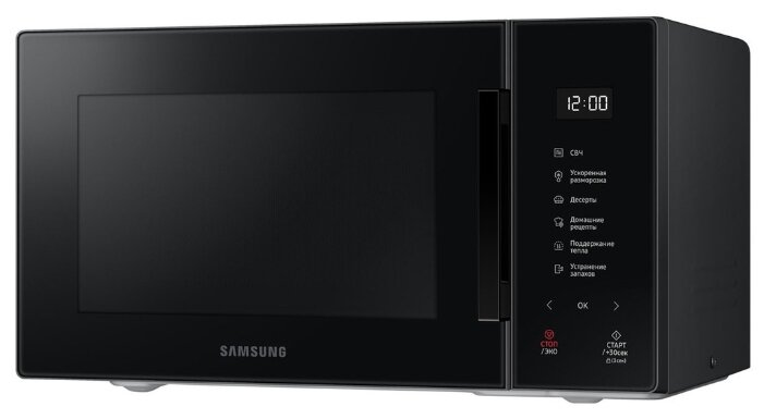 

Микроволновая печь Samsung MS23T5018AK/BW 23 л, 800 Вт, черный (MS23T5018AK/BW), MS23T5018AK/BW