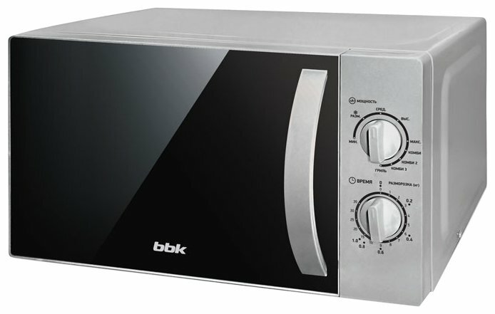 

Микроволновая печь BBK 20MWG-740M/S 20 л, 700 Вт, гриль, серебристый (20MWG-740M/S), 20MWG-740M/S