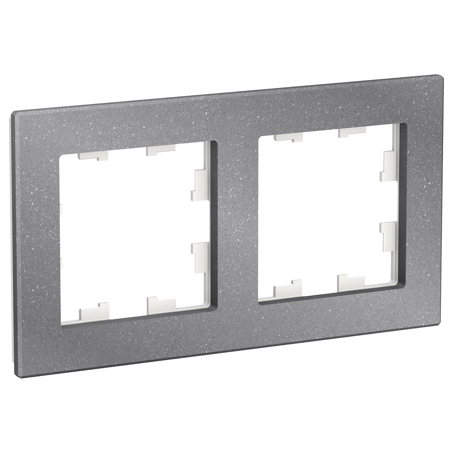 

Рамка Schneider Electric ATLASDESIGN NATURE, 2-поста, мрамор айс грей (ATN343202)