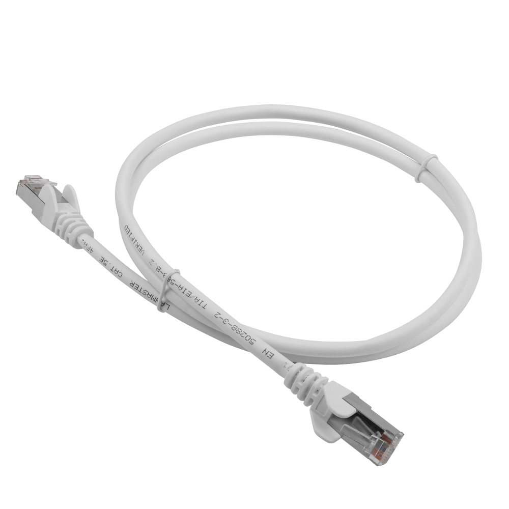 

Патч-корд FTP кат.5e, 15м, RJ45-RJ45, белый, LSZH, экранированный, Lanmaster (LAN-PC45/S5E-15-WH)