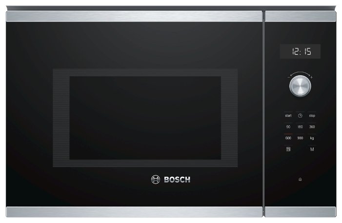 

Микроволновая печь встраиваемая Bosch BFL554MS0 25 л, 900 Вт, черный (BFL554MS0), BFL554MS0