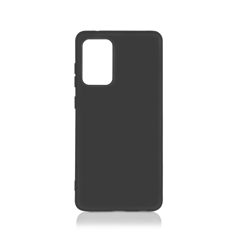 

Чехол-накладка DF для смартфона Samsung A72 (4G/5G), силикон, микрофибра, черный (DF sOriginal-28)