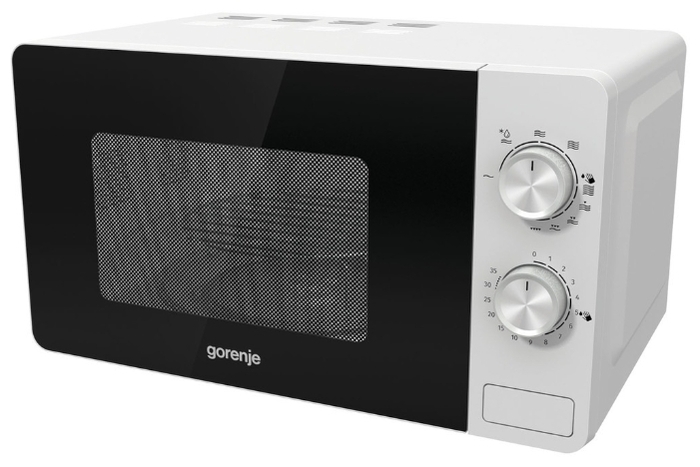 

Микроволновая печь Gorenje MO20E2W 20 л, 800 Вт, гриль, белый (MO20E2W), MO20E2W