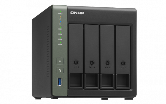 

Сетевой накопитель (NAS) QNAP TS-431KX, слоты 4x2.5"/3.5" SATA3, RAID 0/1/5/6/10/JBOD, 2x1 Гбит + 1x10 Гбит/с SFP+, 3xUSB 3.0, Annapurna Labs Alpine AL-214/4x1.7GHz, DDR3 2Gb, (TS-431KX-2G), TS-431KX