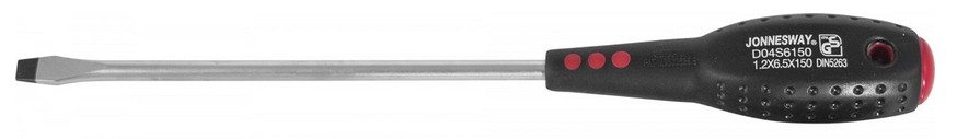 

Отвертка плоская SL6.5x150мм, CrMoV, магнитный наконечник, Jonnesway FULL STAR D04S6150, D04S6150