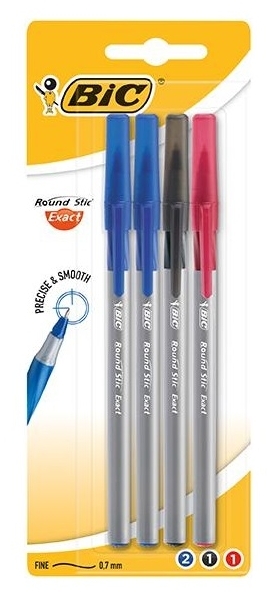 Набор шариковых ручек BIC ROUND STIC EXACT 932858