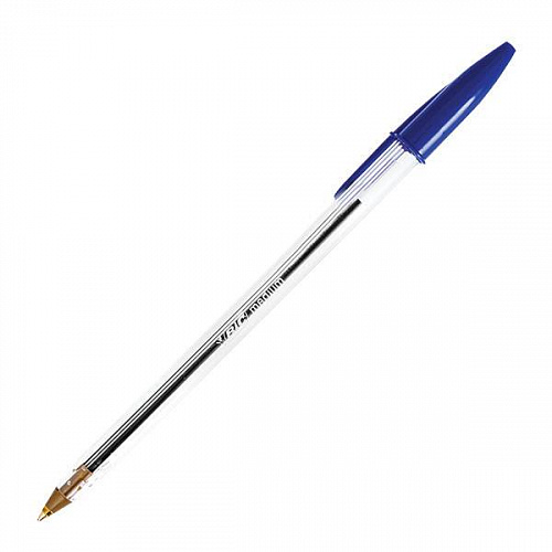 

Ручка шариковая BIC CRISTAL 847898, синий, пластик, колпачок, картонная коробка (847898), 847898
