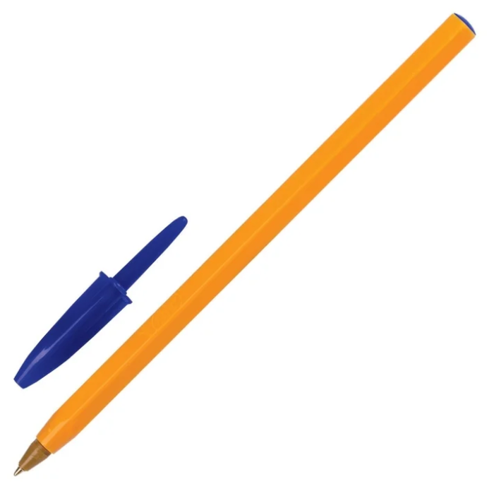 

Ручка шариковая BIC ORANGE 8099221, синий, пластик, колпачок, картонная коробка (8099221), 8099221