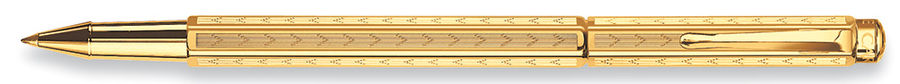 

Ручка роллер автомат CARANDACHE Ecridor Chevron gilded, Латунь, позолота, колпачок, коробка (838.208), Ecridor Chevron gilded
