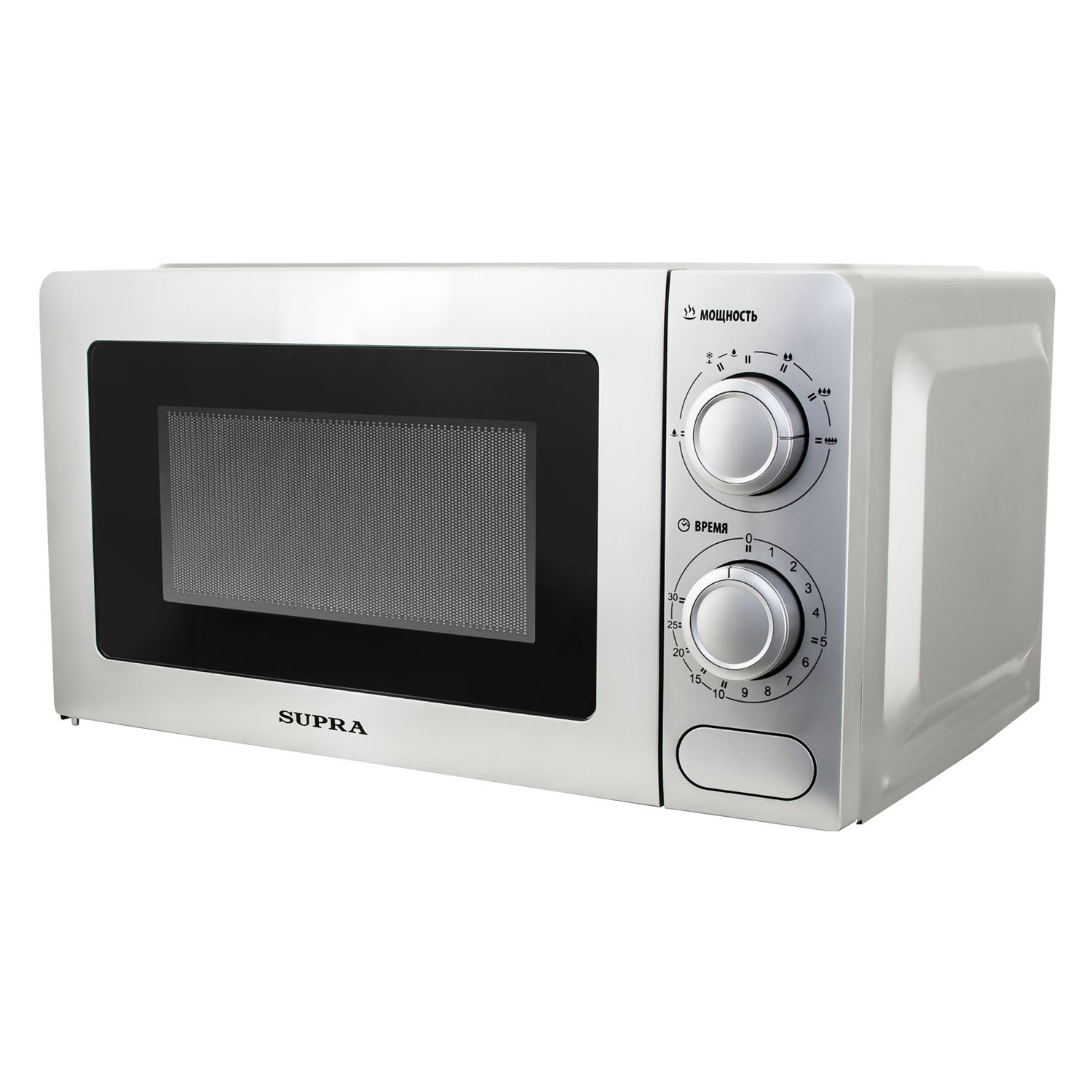 

Микроволновая печь Supra 20MS20 20 л, 700 Вт, серебристый (12991), 20MS20