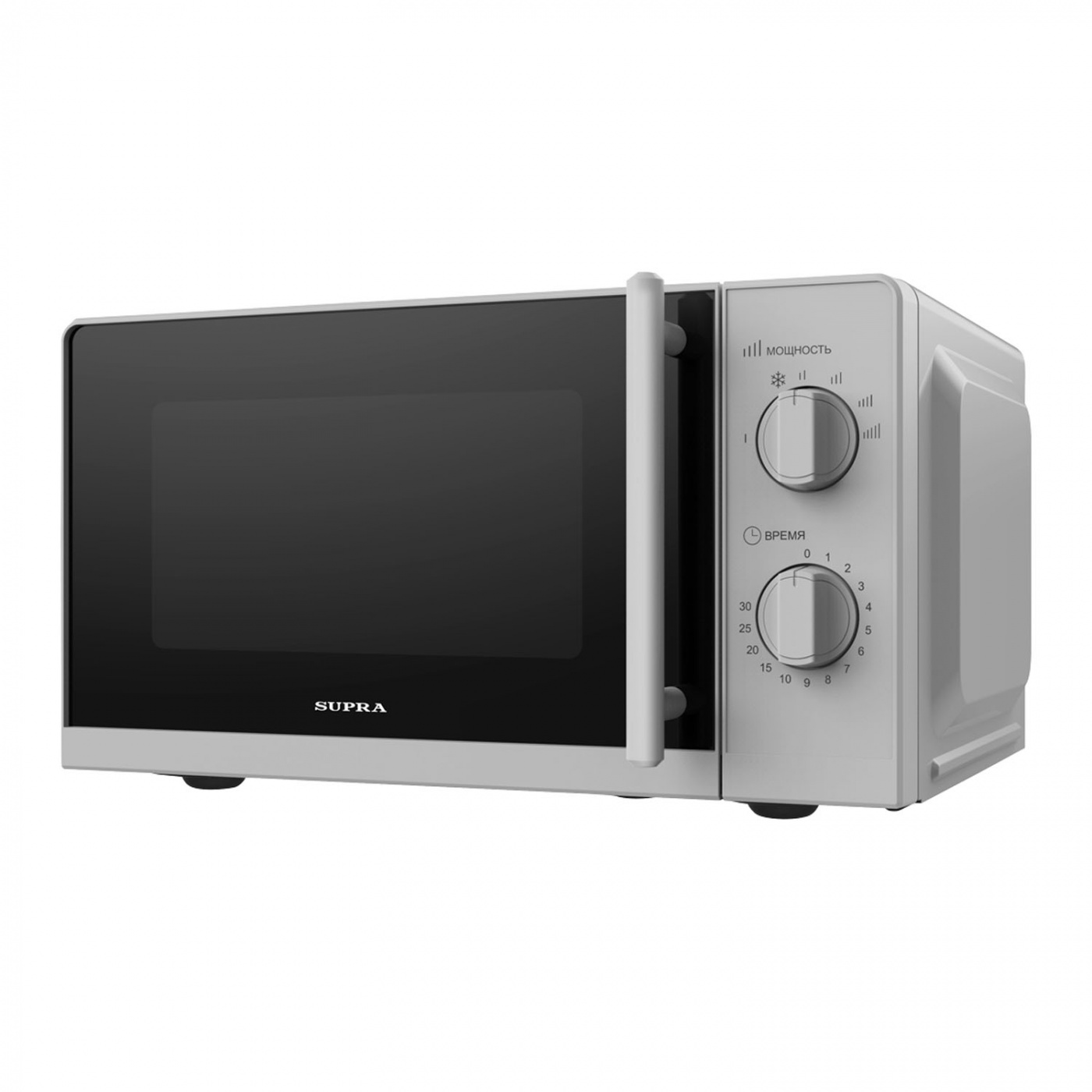 

Микроволновая печь Supra 20MS40 20 л, 700 Вт, серебристый (1465308), 20MS40